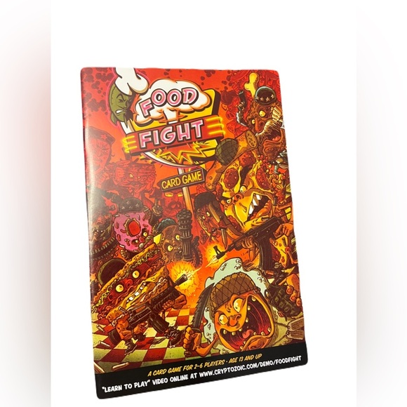 Food Fight card game by Cryptozoic (2011) – complete, like new! - Picture 6 of 9